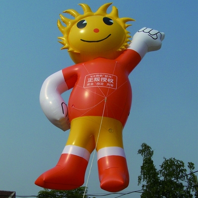 뜨거운 판매 거대 PVC 풍선 헬륨 로고와 LED 빛과 함께 PVC 흰색
