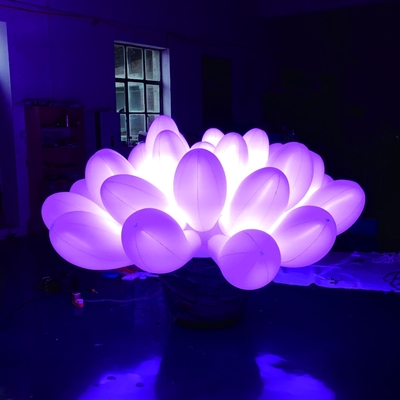 매력적인 조명 붓는 행성 / 붓는 PVC LED 매달아 장식용 전체 인쇄 풍선