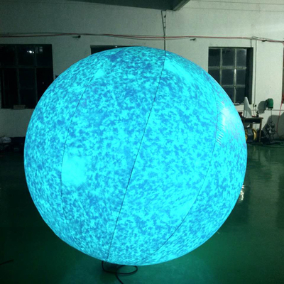 로고와 LED 빛과 함께 뜨거운 판매 부풀이 헬륨 풍선 PVC 흰색