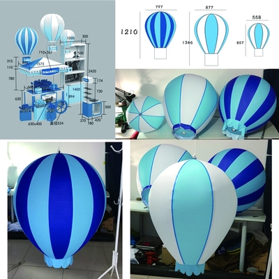 커스터마이즈 된 거대한 방울 모양 팽창 풍선 광고 팽창 조명 PVC 헬륨 풍선