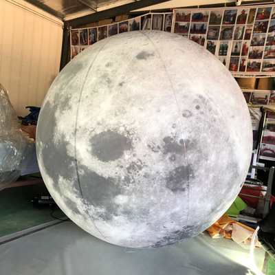 맞춤형 패턴 큰 달 풍선 불기 Led Globe 파티 이벤트 야외 장식 큰 헬륨 풍선