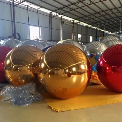 가정 장식 100CM 레이저 은 PVC 공 매달기 재료 맑은 크리스마스 디스코 거울 공