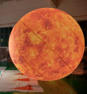 커스터마이즈 된 거대 광고 달 풍선 불기 Led Globe 파티 이벤트 야외 장식 대형 헬륨 풍선