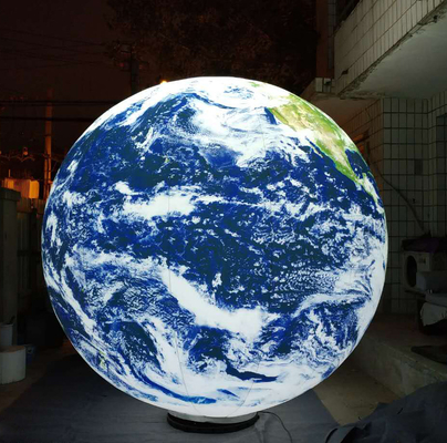 커스터마이즈 된 거대 광고 달 풍선 불기 Led Globe 파티 이벤트 야외 장식 대형 헬륨 풍선