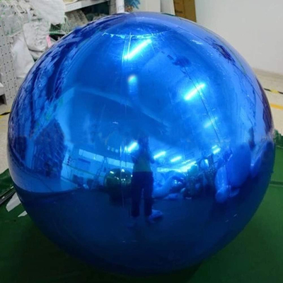 맞춤형 PVC 크리스마스 대형 거울 공 색상 야외 장식용 부풀이 반사 풍선