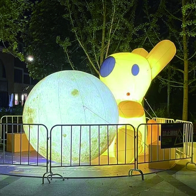 붓기 달 붓기 장식 붓기 풍선 내부 LED 조명 파티 풍선 콘서트 장식