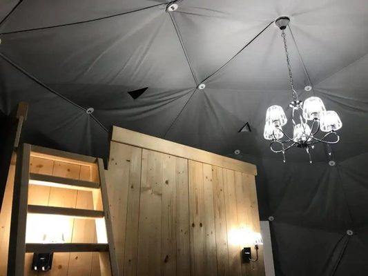 투명한 돔 텐트 겨울 지오데식 가족 캠핑 텐트