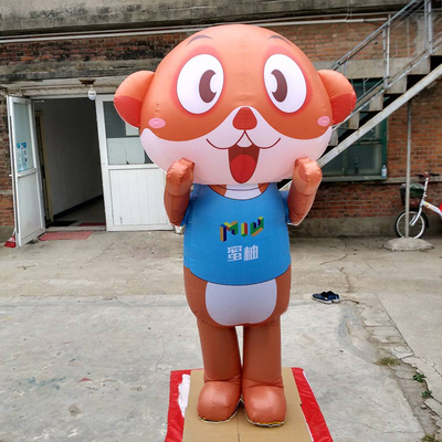 광고 만화 팽창형 캐릭터 맞춤형 동물 만화 걷기 팽창형 여우 쥐