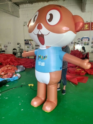 광고 만화 팽창형 캐릭터 맞춤형 동물 만화 걷기 팽창형 여우 쥐