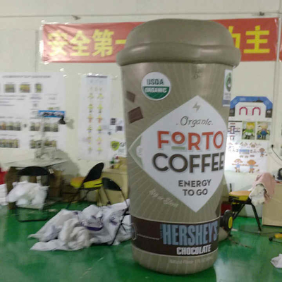 프로모션 커스터마이즈된 거대 이벤트 OEM 캐릭터 붓는 커피 컵 광고 풍선