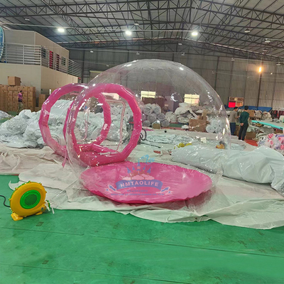 크기 4m 플라스틱 이글루 텐트 PVC 재료 OEM 불꽃 텐트