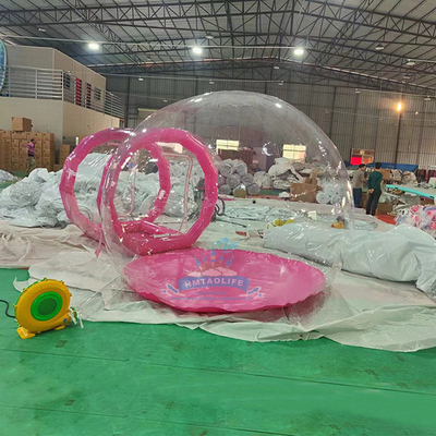 크기 4m 플라스틱 이글루 텐트 PVC 재료 OEM 불꽃 텐트