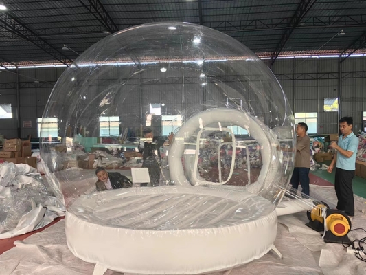 크기 4m 플라스틱 이글루 텐트 PVC 재료 OEM 불꽃 텐트